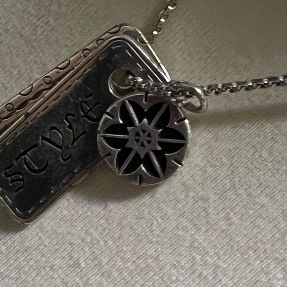 Brighton Silver Soul Tag Necklace #BJNK - Picture 7 of 9